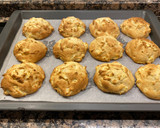 Foto del paso 8 de la receta: Pasteles esponjosos con manzana y plátano, sin gluten