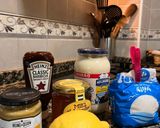 A picture of step 1 of Homemade Chick-fil-A Sauce.