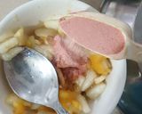 A picture of step 2 of Juicy Tangy Fruit Chaat.