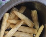 A picture of step 1 of Crispy Spicy Baby corn fritters.