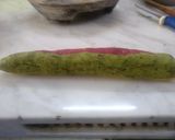 A picture of step 6 of Tricolour Stuff Paratha.