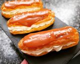 Foto del paso 16 de la receta: Eclairs de nata con toffee salado