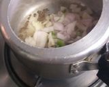 A picture of step 9 of Mithe chawal and Moger.