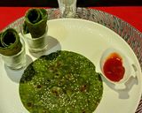 A picture of step 4 of Palak Paratha.