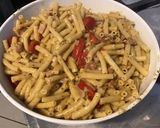 Une image de l'étape 15 de Macaronis au gorgonzola,bacon et tomates cerises façon one pot pasta.