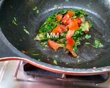 A picture of step 5 of Methi Aloo Masala.
