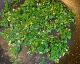 Une image de l'étape 1 de Œuf brouillé épinards/feta.