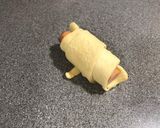 A picture of step 4 of Croissant sausage roll.