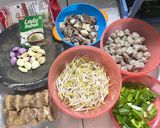 Foto langkah ke 1 dari resep Bakso Ayam tetelan daging,gajih dan tahu bakso.