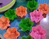 Foto langkah ke 4 dari resep Kue Pepe ubi ungu.