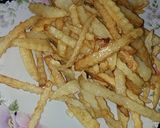 A picture of step 2 of Cheesy fries.