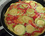 Foto del paso 6 de la receta: Tortilla vegetal con berenjenas y queso de cabra asados