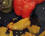 Foto del paso 1 de la receta: Crema de pimientos rojos y amarillos 🫑🔴🟡