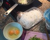 Hình bước làm 1 của món Củ cải xào trứng