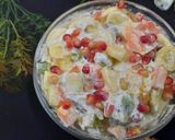 A picture of step 4 of Creamy fruits Chaat 😋 😍.