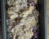 A picture of step 4 of Banana & blueberry bread.