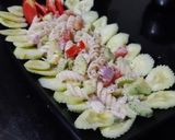 A picture of step 6 of Mayo pasta salad.