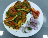 A picture of step 3 of Lahori Fish masala.