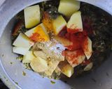 A picture of step 6 of Aloo Methi Sabji.