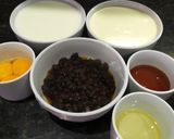 Foto del paso 1 de la receta: Helado con pasas de uvas al ron