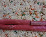 Foto langkah ke 6 dari resep Egg Roll Fried Rice (Nasi Goreng Gulung Telur).