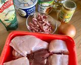 Une image de l'étape 1 de Lapin à la moutarde.