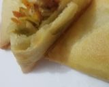 A picture of step 6 of Chicken and vegetables samosa ♥️.