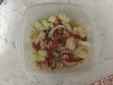 Picadillo de papas con verduras