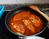 Foto del paso 8 de la receta: Pez espada en salsa marinera con calabacín o arroz blanco