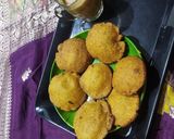 A picture of step 7 of Cornmeal vada.