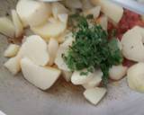 Gujrati Style Alu Saag with Masala Poori recipe step 7 photo