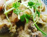 Hình bước làm 4 của món Chân giò giả cầy