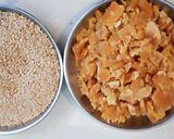 A picture of step 1 of Sesame chikki.