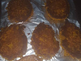Hamburguesas de garbanzo y vegetales sin harina