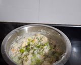 A picture of step 3 of Rice khichu Ball.