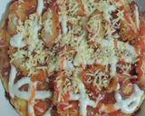 Foto langkah ke 6 dari resep Pizza kornet Magicom.