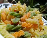 عکس مرحله 1 از دستور چیپس پاستا🍝🍤