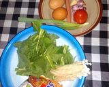 Foto langkah ke 1 dari resep Mie kari sayur.