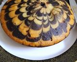 A picture of step 9 of Marble cake😋😋.