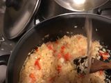 Arroz al azafrán con pollo
