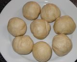 A picture of step 1 of Mexican Flour Tortillas.