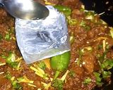A picture of step 12 of Smoky Beef Karhai.