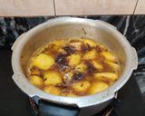 A picture of step 9 of SPICY HING LAUKI with COCONUT...
