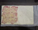 Sajtos-sonkás mini croissant recept fázis 1 fotója