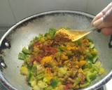 Cucumber- Capsicum Sabji recipe step 5 photo