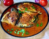 A picture of step 4 of Pomfret Macher Jhal.