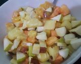 A picture of step 1 of Fruits salad.