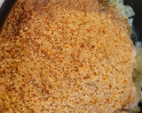 Foto del paso 3 de la receta: Pavo guisado con berenjena y patata en salsa de almendras y pan