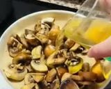Foto del paso 2 de la receta Setas con jamón a la cerveza 🍺 🍄🟫 🍄 🍺