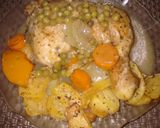 Foto del paso 3 de la receta: Pollo a la cerveza con papas